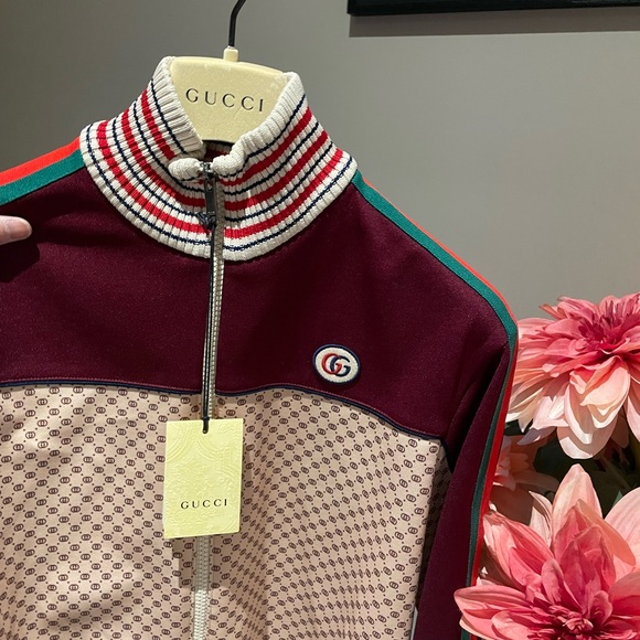 BNIB AUTHENTIC GUCCI GG jacquard cotton jacket WITH GUCCI cloth hanger - Picture 5 of 5